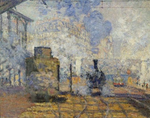 Claude Monet „Der Bahnhof Saint-Lazare“ 104 x 75 cm 1