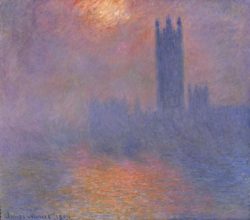 Claude Monet "London  das Parlament" 92 x 81 cm