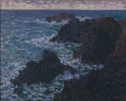 Claude Monet "Die Felsen von Belle-Ile  die wilde Küste" 81 x 65 cm