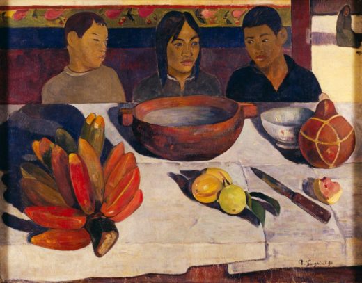 Paul Gauguin „Tahitische Jungen am Tisch“  92 x 73 cm 1