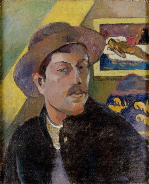 Paul Gauguin „Portrait de l’artiste“  38 x 46 cm 1