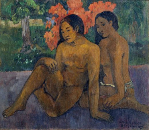 Paul Gauguin „Und das Gold ihrer Körper (Et l’or de leur corps)“  76 x 67 cm 1
