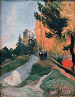 Paul Gauguin "Allee des Alyscamps, Arles"  73 x 92 cm