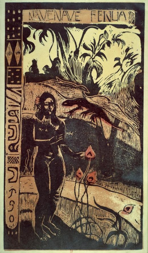 Paul Gauguin „Nave Nave Fenua“  20 x 36 cm 1