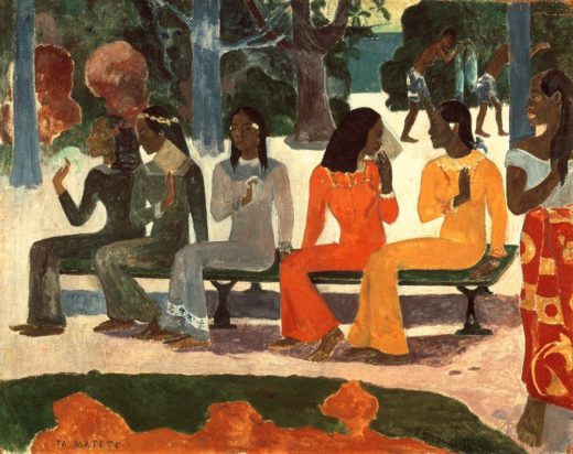Paul Gauguin „Ta Matete (Der Markt)“  92 x 73 cm 1