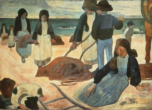 Paul Gauguin „Bretonische Tangsammler“  123 x 88 cm 1