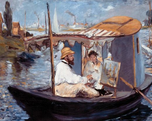Claude Monet „Die Barke“ 105 x 82 cm 1