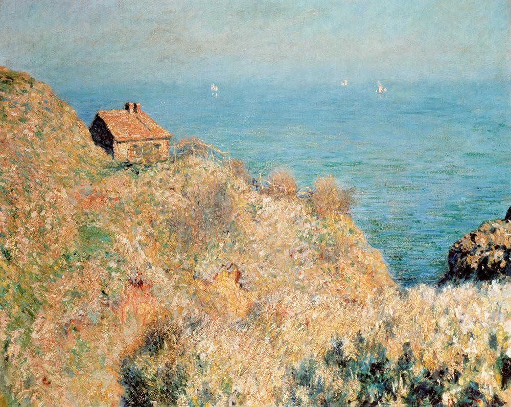 Kunstdruck Das Haus des Fischers in Varengeville von Monet ...