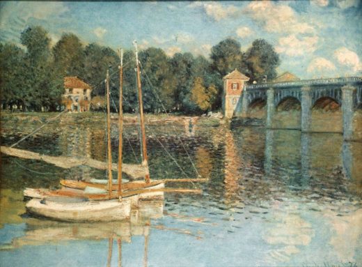Claude Monet „Die Brücke von Argenteuil“ 80 x 60 cm 1