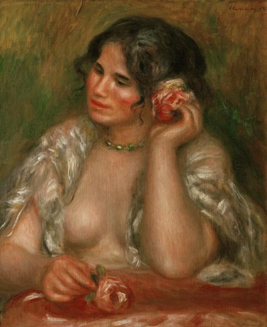 Auguste Renoir „Gabrielle mit Rose“ 47 x 55 cm 1