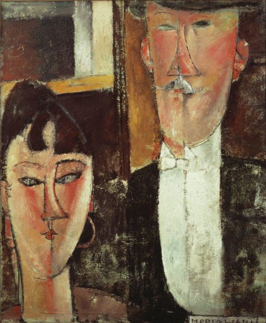 Amedeo Modigliani „Braut und Bräutigam“ 55 x 46″cm 1