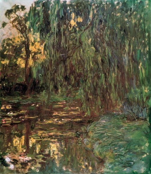 Claude Monet „Blick auf den Seerosenteich mit Weide“ 130 x 150 cm 1