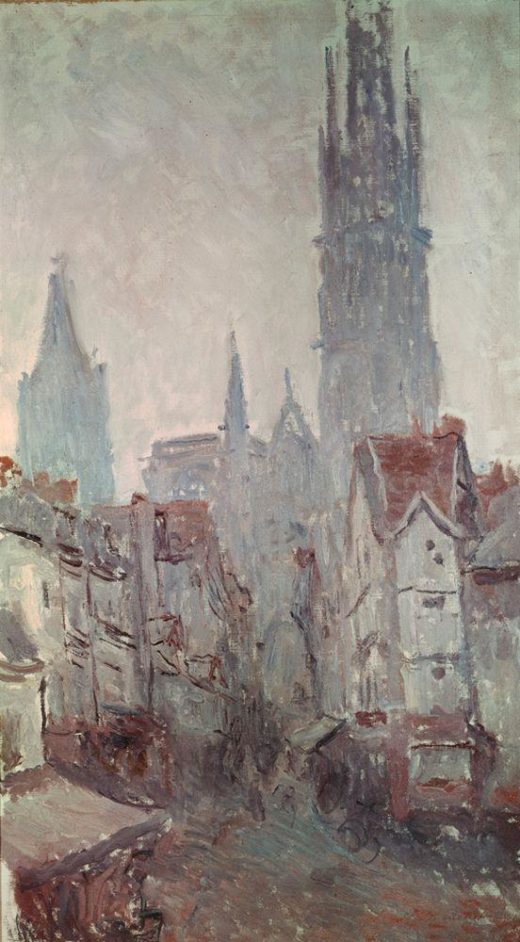 Claude Monet „La rue e l’Epicerie a Rouen“ 52 x 92 cm 1