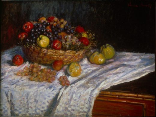 Claude Monet „Stillleben mit Trauben und Äpfeln“ 89 x 67 cm 1