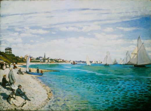 Claude Monet „Regatta in Sainte-Adresse“ 101 x 75 cm 1