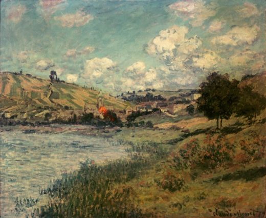 Claude Monet „Landschaft mit Vetheuil“ 73 x 60 cm 1