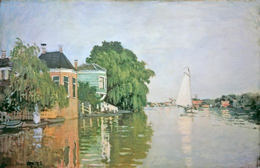 Claude Monet „Landschaft bei Zaandam“ 67 x 45 cm 1