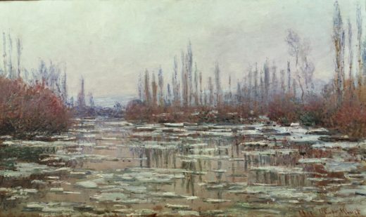 Claude Monet „Eisbruch“ 98 x 59 cm 1