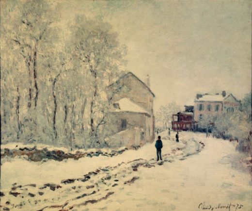 Claude Monet „Schnee in Argenteuil“ 65 x 55 cm 1