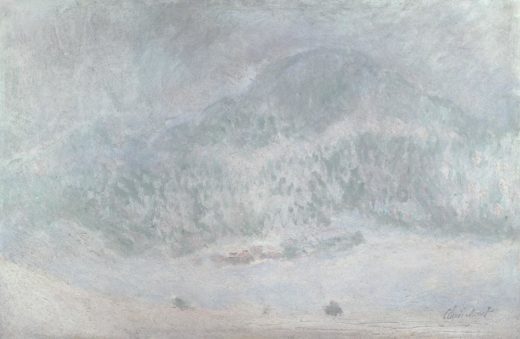 Claude Monet „Der Berg Kolsaas im Schneesturm“ 100 x 65 cm 1