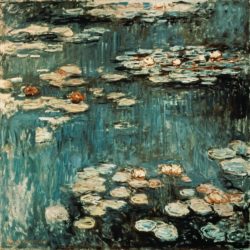 Claude Monet "Nympheas -Seerosen" 200 x 200 cm