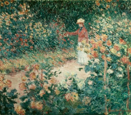 Claude Monet „Monets Garten in Giverny“ 92 x 81 cm 1