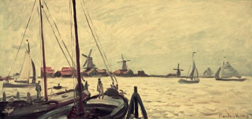 Claude Monet „Die Ufer der Zaan“ 70 x 33 cm 1