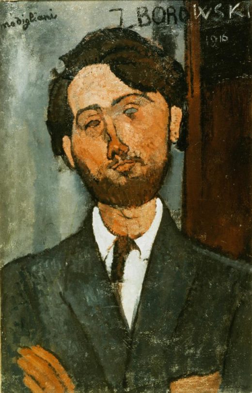 Amedeo Modigliani „Portrait von Leopold Zborowski“ 65 x 42″cm 1