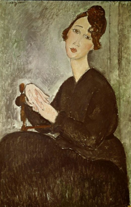 Amedeo Modigliani „Portrait de Dédie (Odette Hayden)“ 92 x 60″cm 1