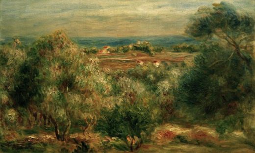 Auguste Renoir „Blick von Haut-Cagnes aufs Meer“ 47 x 30 cm 1