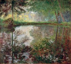 Claude Monet "Teich in Montgeron" 194 x 174 cm