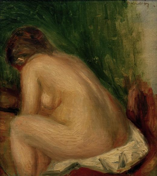 Auguste Renoir „Sitzender weiblicher Akt“ 21 x 24 cm 1