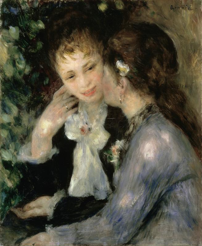 Auguste Renoir "Vertrauliche Gespräche"  x  cm