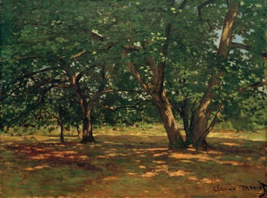 Claude Monet „Wald vonFontainebleau“ 65 x 50 cm 1