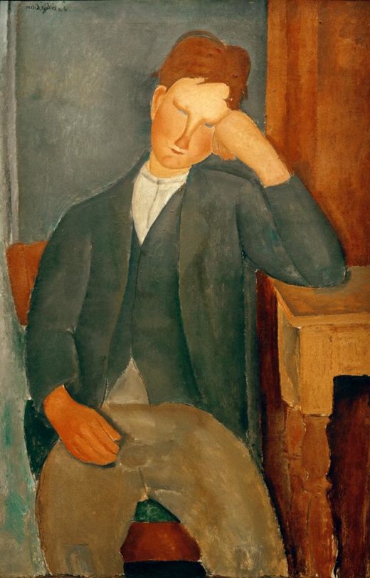Amedeo Modigliani „Der Lehrling“ 100 x 65″cm 1