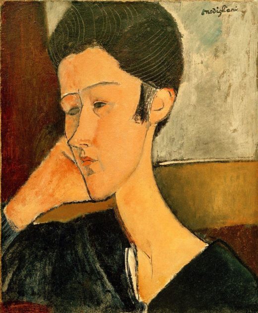 Amedeo Modigliani „Hanka Zborowska“ 47 x 39″cm 1