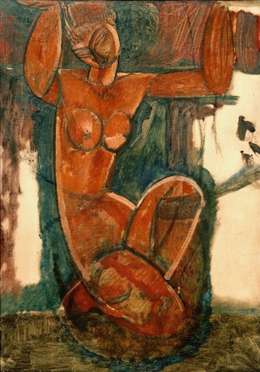 Amedeo Modigliani „Cariatide“ 73 x 50″cm 1