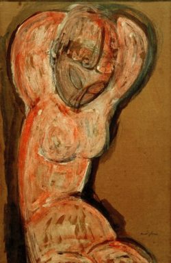Amedeo Modigliani "Karyatide" 49 x 32"cm