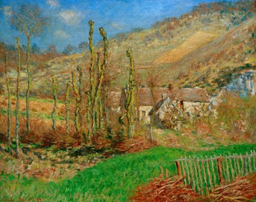 Claude Monet „Val de Falaise -Giverny im Winter“ 80 x 65 cm 1