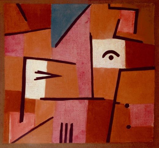 Paul Klee „Blick aus Rot“ 50 x 47 cm 1