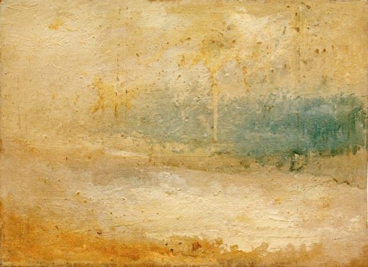 William Turner „An einen Strand schlagende Wellen“ 25 x 34 cm 1