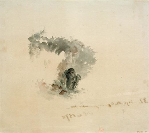 William Turner „Meer, Bäume, Figuren“ 23 x 26 cm 1