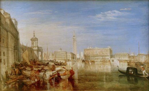 William Turner „Canaletto beim Malen“ 51 x 82 cm 1