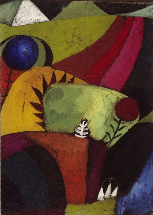 Paul Klee „Drei weisse Glockenblumen“ 19 x 27 cm 1