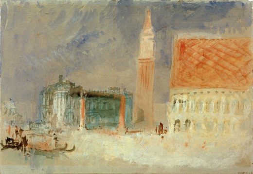 William Turner „Venedig, Piazzetta di San Marco“ 19 x 28 cm 1