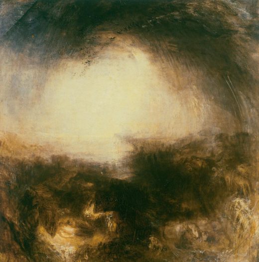William Turner „Schatten und Dunkelheit (Der Abend nach der Sintflut)“ 79 x 78 cm 1