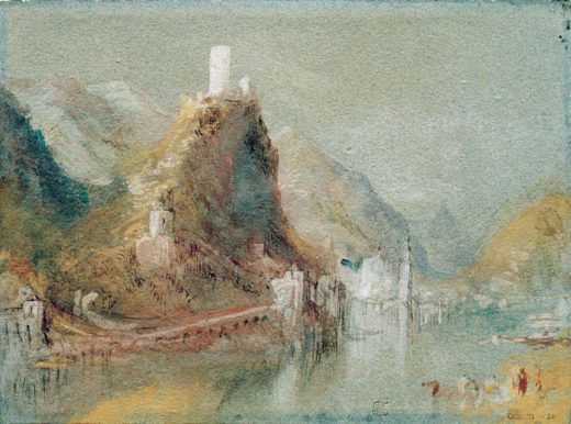 William Turner „Cochem aus südlicher Richtung“ 14 x 19 cm 1