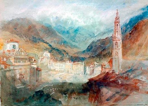 William Turner „Bozen und die Dolomiten“ 20 x 28 cm 1