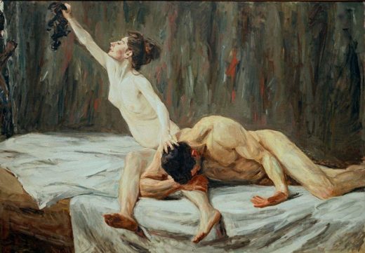 Max Liebermann „Simson und Delila“ 212 x 151 cm 1