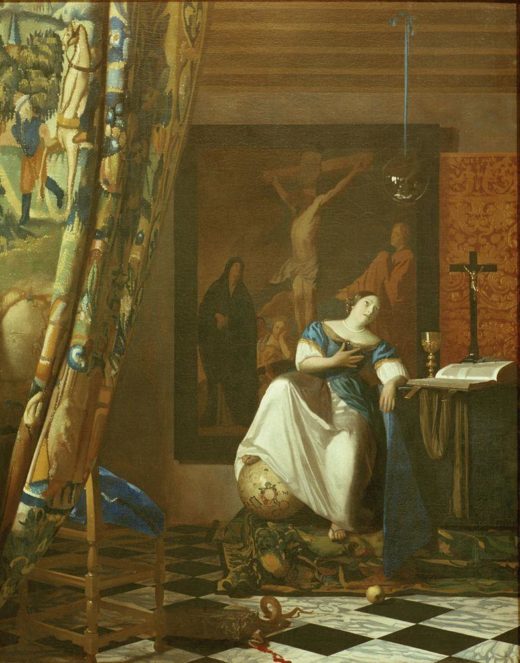 Jan Vermeer „Allegorie des Glaubens“ 89 x 114 cm 1